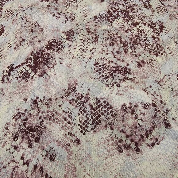 Champion Long Sleeve Purple Animal Print Crop Top Cheer Women’s Size Medium - Picture 8 of 9